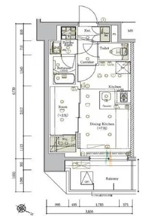 SYFORME KOMAGOME【6階】の間取り