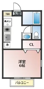 エクセル登戸【2階】の間取り