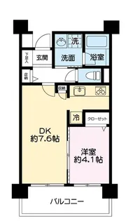 ザ・レジデンス稲毛台【1階】の間取り