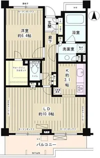 クラッサ成城【3階】の間取り