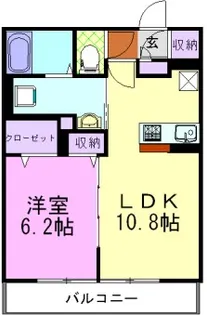 カーサ アンビエンテ【1階】の間取り