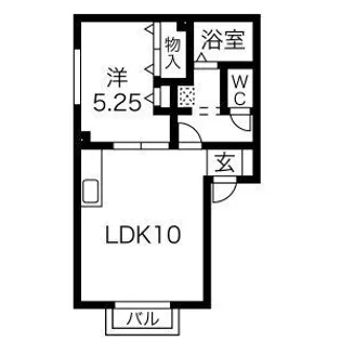 パナフローリッシュK【2階】の間取り