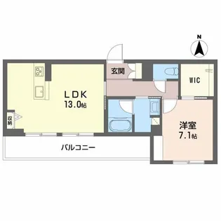 Terrace米ケ袋【3階】の間取り