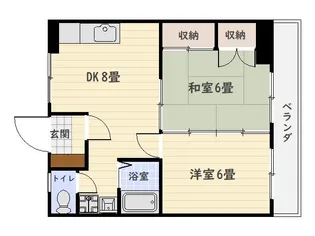 シェラトンハウス【3階】の間取り