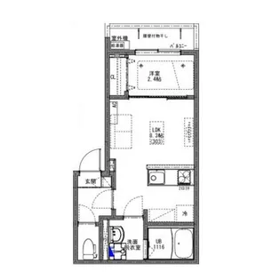 KEIAI RESIDENCE 新柏【3階】の間取り