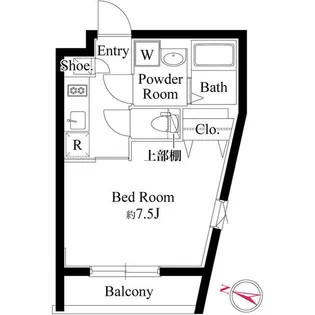 グランパセオ目黒洗足【3階】の間取り