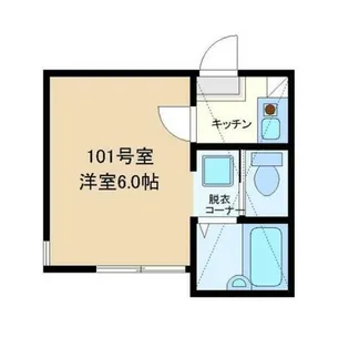 フローラ共和【1階】の間取り