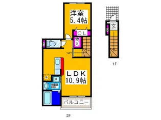 プチフローラ北野田Iの間取り