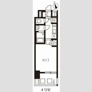 メインステージ名古屋ノースマーク【11階】の間取り