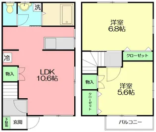 パティオSHINWAの間取り