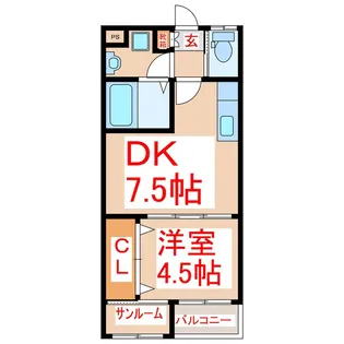 CLOUD9 2nd【1階】の間取り