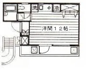 池之端レジデンス【3階】の間取り