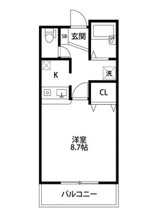 ラフィーネ東青山【2階】の間取り