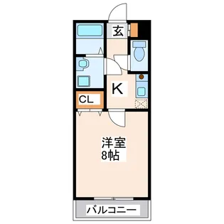 サウス清香【3階】の間取り