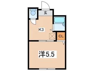 土田ハウス【1階】の間取り