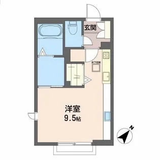 シャーメゾン川内A【1階】の間取り