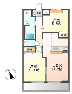 パストラルYAGUSU【1階】の間取り