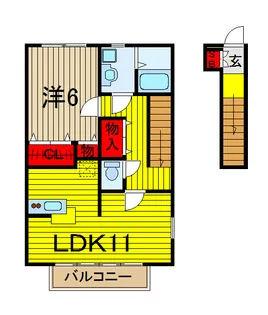 グランテスタ【2階】の間取り