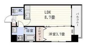 GRAND COURT【7階】の間取り