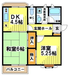 光和メゾン【1階】の間取り