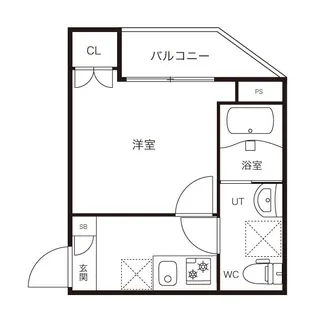 インベスト蒲田50【1階】の間取り