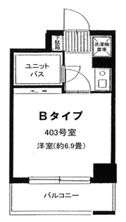 リバーサイドバレル【4階】の間取り