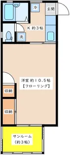 アルパ成城【1階】の間取り