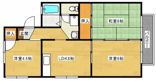 セジュール福島【1階】の間取り