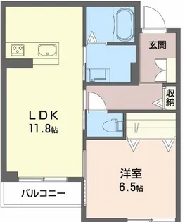 シャーメゾン ピュアワン【2階】の間取り