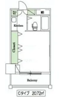 グリーンホーム東京【12階】の間取り