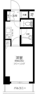 菱和パレス広尾【4階】の間取り