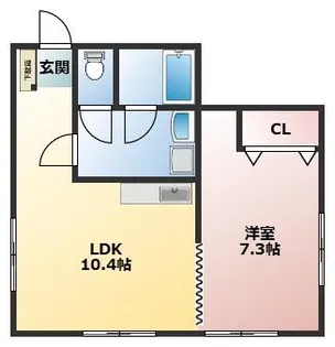 スタンフォード常三島【4階】の間取り