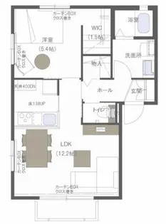ビューバレー北中央 D【2階】の間取り