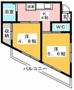 福島ビル【3階】の間取り