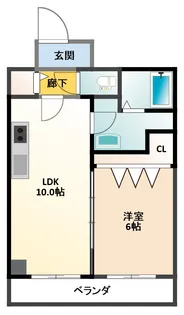 アムールペー豊島【3階】の間取り