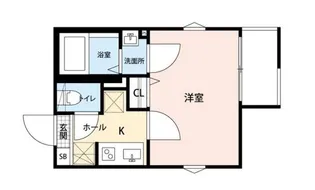 シャーブルック【3階】の間取り