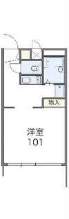 レオパレスグリーンハイツ【1階】の間取り