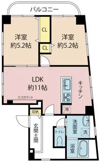 MIJ.R志村坂上【1階】の間取り
