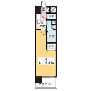 マリオン千代田【11階】の間取り