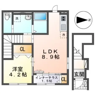 Forest志水【2階】の間取り