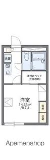 レオパレスルネ【2階】の間取り