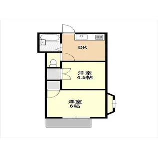 エルミタージュ【1階】の間取り