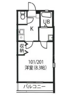 グランドアマレーII番館【2階】の間取り