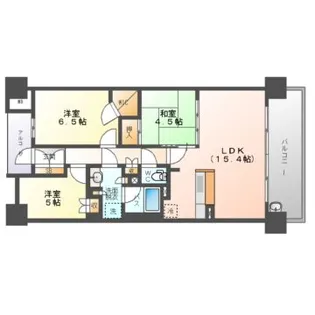 ラクシア大宮クロスコンフォート【3階】の間取り