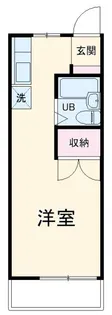 フローレス弘明寺【1階】の間取り