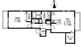 クレスタ【1階】の間取り