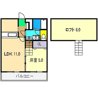 ADDRESS HARIMAYA【7階】の間取り