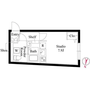アバンティア中野新橋【2階】の間取り