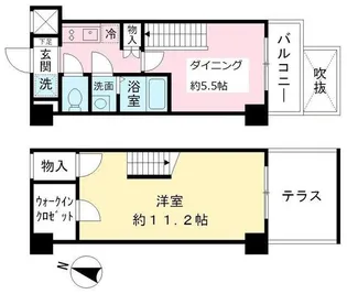 アイランド中野の間取り