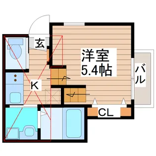 Flower Wing原町【1階】の間取り